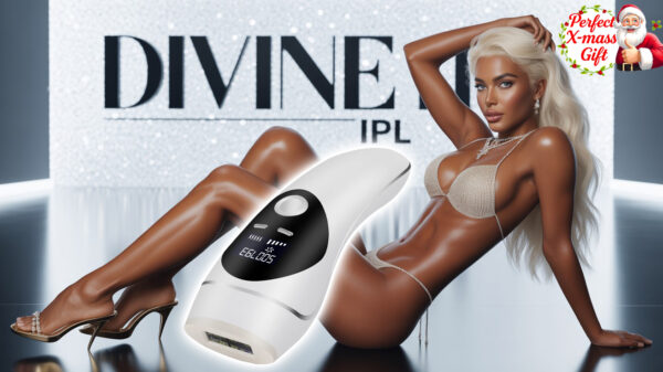 DIVINE IPL, DIGITAL Hair Removal - Salon grade flash count: 999.999 flashes